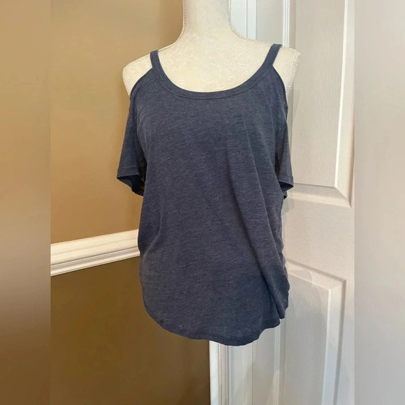 Altard state‎ Jean colored open shoulder tank - Picture 2 of 13